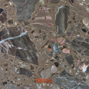 หินสังเคราะห์ D-03 Dark Artificial Stone หินเทียมโทนสีเข้มจาก MEGA STONE
