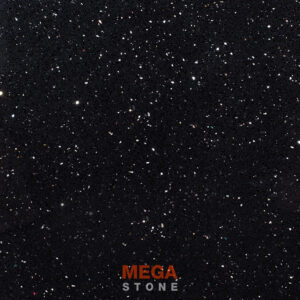หินสังเคราะห์ แบล็คไดมอนเพิร์ล Artificial Stone (A-BLK-002) หินเทียมสีดำเกล็ดกระจกจาก MEGA STONE