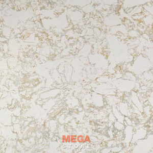 หินสังเคราะห์ G1 Artificial Stone หินเทียมสีขาวลายเส้นทองละเอียดจาก MEGA STONE