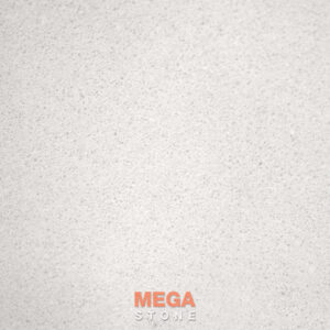 หินสังเคราะห์ พรีม่าไวท์ C1 Prima White Artificial Stone (A-WHI-008) หินเทียมสีขาวลายเส้นเทาจาก MEGA STONE