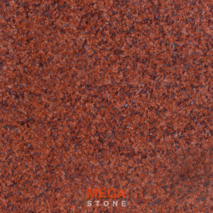 หินแกรนิตแดงอินเดียดอกเล็ก Indian Red Small Grain Granite หินแกรนิตสีแดงลายละเอียดจาก MEGA STONE