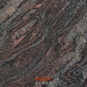 หินแกรนิตพาราดิโซ่ Paradiso Granite ลวดลายหินสีม่วงชมพูพริ้วไหวจาก MEGA STONE
