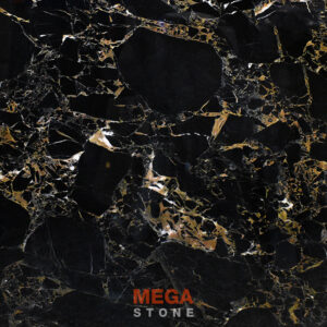 หินอ่อนโกลด์เด้นแบล็ค Golden Black Marble หินอ่อนสีดำลายทองเกรดพรีเมียมจาก MEGA STONE