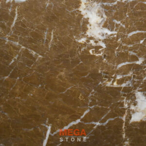 หินอ่อนโกลเด้นบราวน์ Golden Brown Marble หินอ่อนโทนสีน้ำตาลทองจาก MEGA STONE