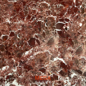 หินอ่อนรอสโซ่ ลาเวนโต้ Rosso Levanto Marble หินอ่อนสีแดงลายขาวจาก MEGA STONE