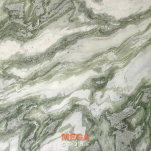 หินอ่อนหิมาลายัน ออร์นิก Himalayan Onyx Marble หินอ่อนสีเขียวขาวโปร่งแสงจาก MEGA STONE