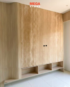 เทรนด์การออกแบบครัว "Seamless Design": เคล็ดลับการใช้แผ่นหินขนาดใหญ่ให้บ้านดูกว้างและหรูหรา